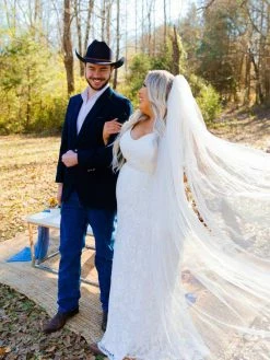 D & J Industries Bridal Shine Brighter Dress - White