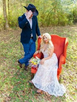 D & J Industries Shine Brighter Dress - Ivory