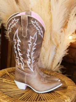 Prachi Leather New Arrivals Kickin Desert Boots - Wide Calf