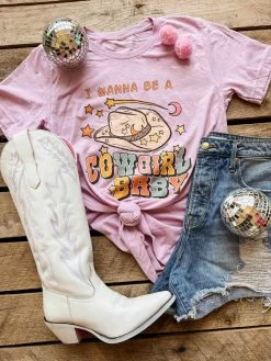 GTN New Arrivals I Wanna Be A Cowgirl Baby T-shirt