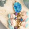 Southern Grace Under The Sea Ocean Blue Stone Pendant