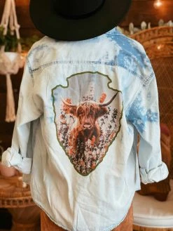 Raisin Arrows Arrowhead Highlander Denim Shirt