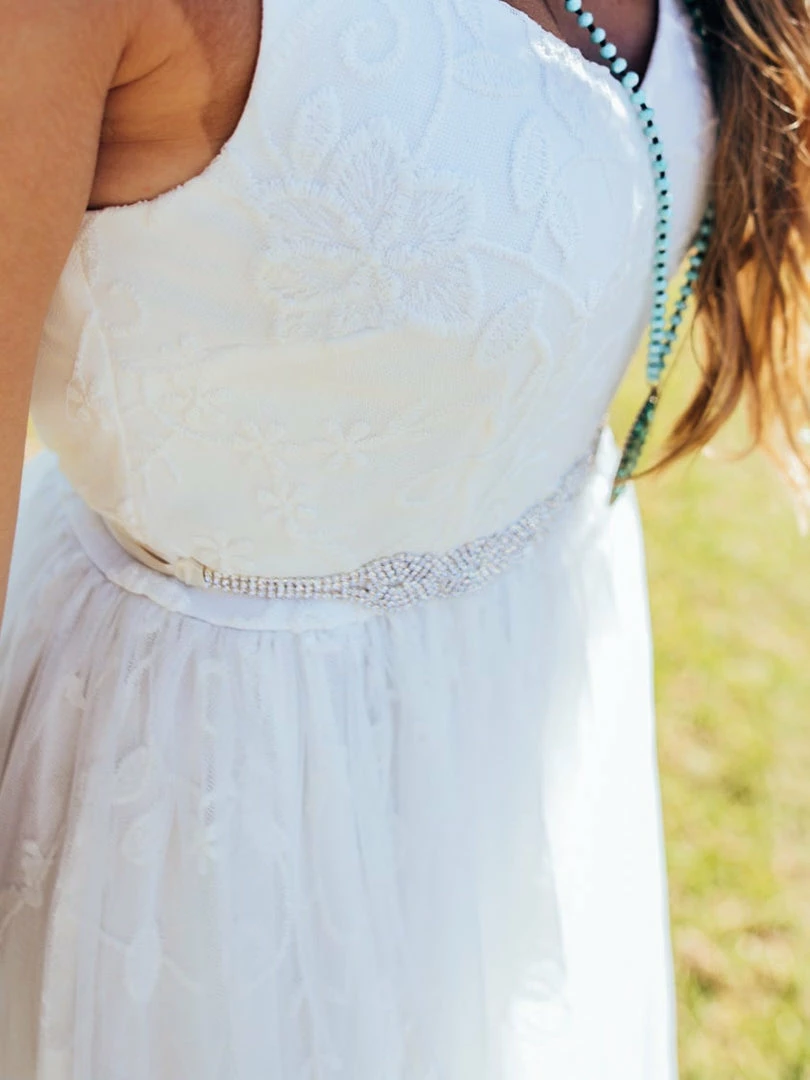 D & J Industries Bridal Lace Long Dress 9 D & J Industries Bridal Lace Long Dress