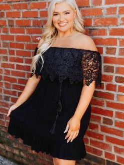 D & J Industries Bride Babes Dress - Black Sale!