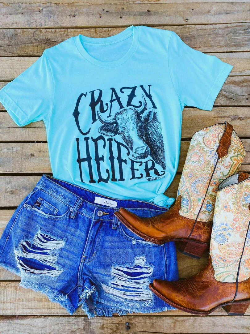 Miss Mud Pie Tees Crazy Heifer Tee 3 Miss Mud Pie Tees Crazy Heifer Tee