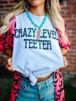 Buckin Barn Crazy Level Teeter Tee Clothing