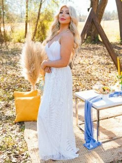 D & J Industries Dreaming Of Love — Western Wedding Dress In White Bridal 9 D & J Industries Dreaming Of Love — Western Wedding Dress In White Bridal