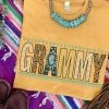 Miss Mud Pie Grammy T-shirt - Mustard