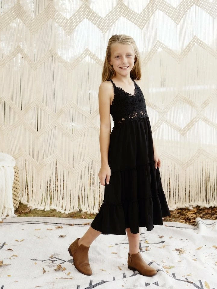 Dongguan Haohoo Clothing CO., Ltd Girls Southbound Dress - Black 6 Dongguan Haohoo Clothing CO., Ltd Girls Southbound Dress - Black