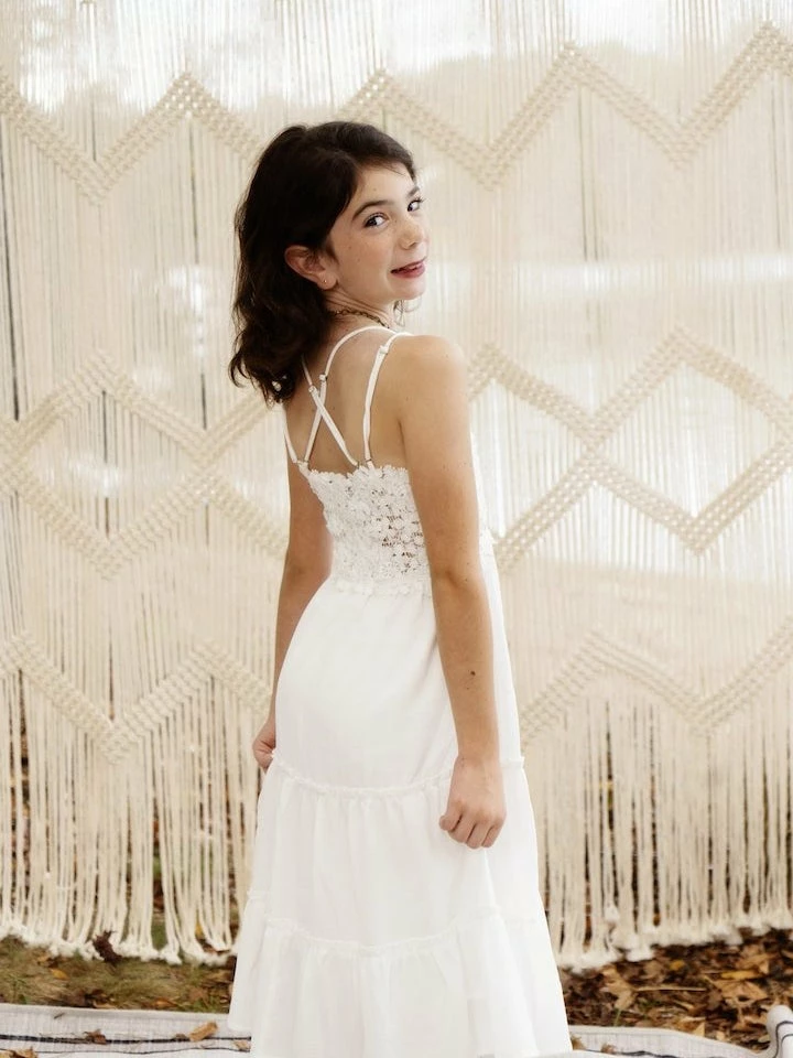 Dongguan Haohoo Clothing CO., Ltd Sale! Girls Southbound Dress - White 5 Dongguan Haohoo Clothing CO., Ltd Sale! Girls Southbound Dress - White