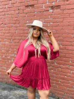 Dongguan Haohoo Clothing CO., Ltd Hard To Forget Dress - Burgundy Sale! 7 Dongguan Haohoo Clothing CO., Ltd Hard To Forget Dress - Burgundy Sale!