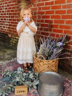 D & J Industries Heart Skips A Beat Dress - Ivory