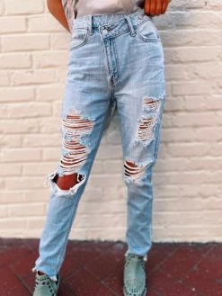 Cello Jeans High Rise Re-Position Mom Jeans Clothing