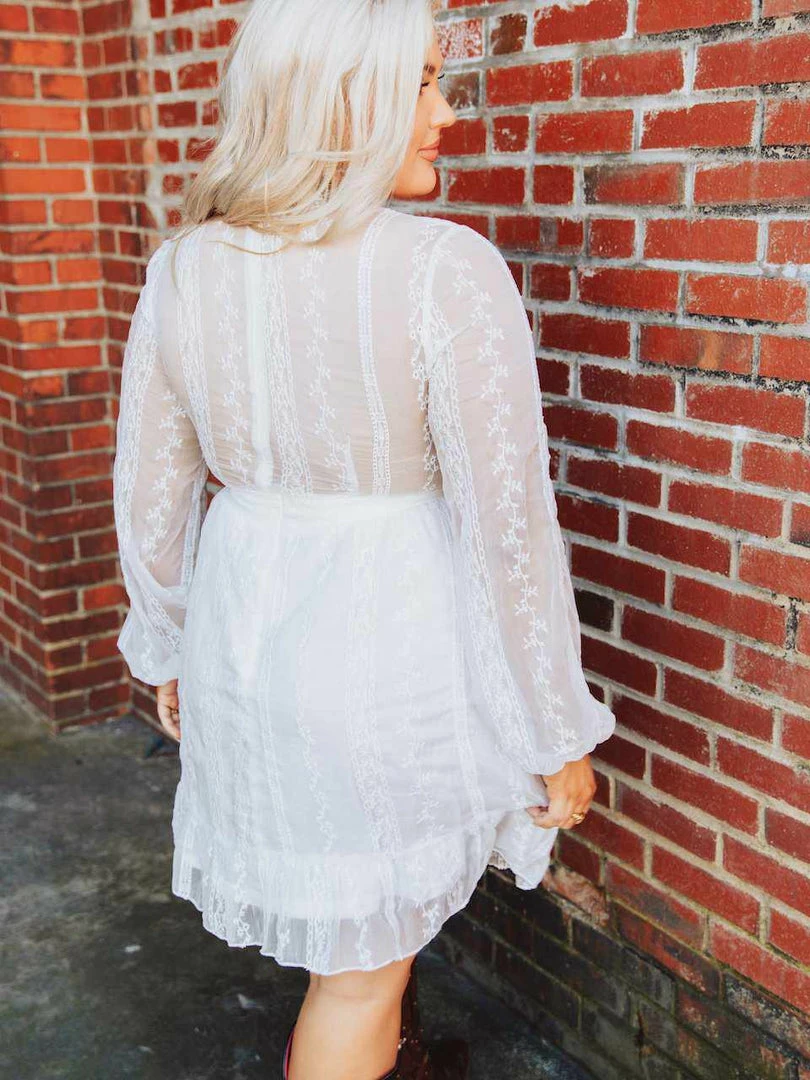 D & J Industries Hit The Town Dress - White Sale! 8 D & J Industries Hit The Town Dress - White Sale!