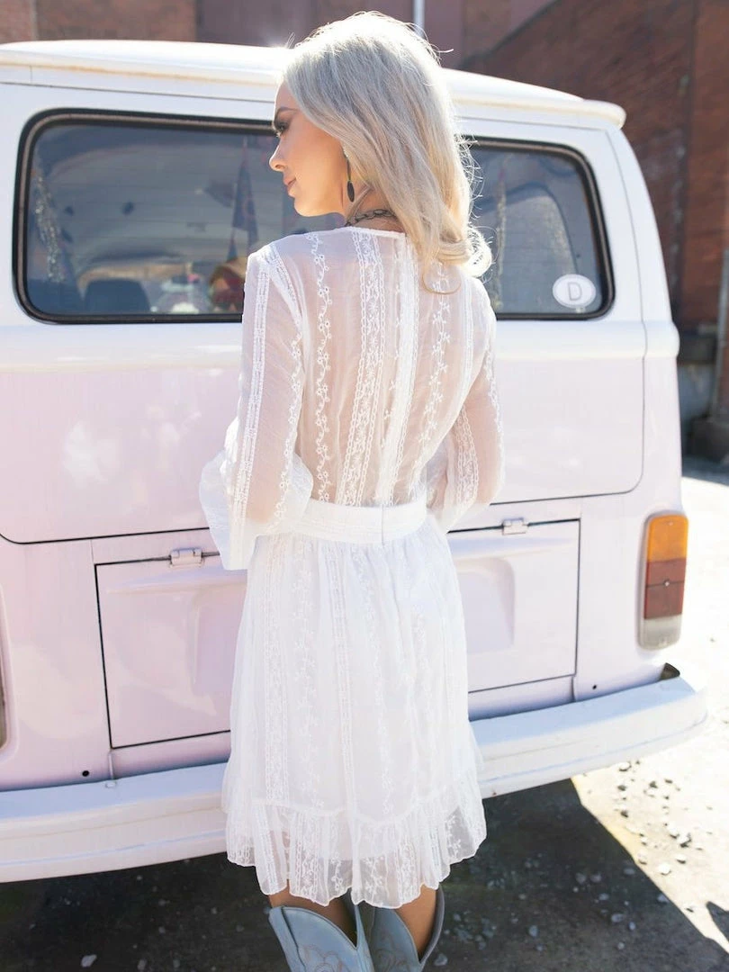 D & J Industries Hit The Town Dress - White Sale! 10 D & J Industries Hit The Town Dress - White Sale!