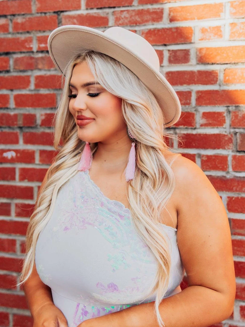 D & J Industries Hollywood Nights Sequin Dress - Pink Iridescent 4 D & J Industries Hollywood Nights Sequin Dress - Pink Iridescent