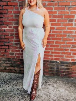 D & J Industries Hollywood Nights Sequin Dress - Pink Iridescent 15 D & J Industries Hollywood Nights Sequin Dress - Pink Iridescent