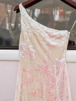 D & J Industries Hollywood Nights Sequin Dress - Pink Iridescent 20 D & J Industries Hollywood Nights Sequin Dress - Pink Iridescent