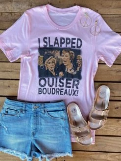 Bling-A-Gogo I Slapped Ouiser Tee