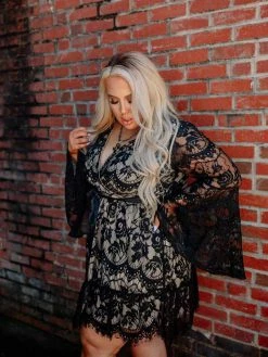 D & J Industries Co., LTD. Lacey Belle Dress - Black