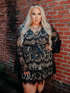 D & J Industries Co., LTD. Lacey Belle Dress - Black