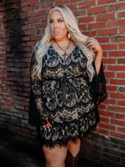 D & J Industries Co., LTD. Lacey Belle Dress - Black