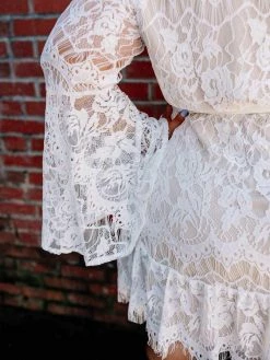 Southern Fried Chics Bridal Lacey Belle Dress - White 19 Southern Fried Chics Bridal Lacey Belle Dress - White