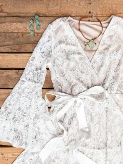 Southern Fried Chics Bridal Lacey Belle Dress - White 22 Southern Fried Chics Bridal Lacey Belle Dress - White