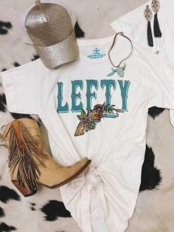 4B Custom Designs LLC Lefty Tee Clothing