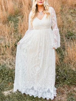 D & J Industries Look Famous Tonight Dress - White/Neutral