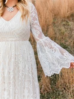 D & J Industries Look Famous Tonight Dress - White/Neutral 14 D & J Industries Look Famous Tonight Dress - White/Neutral