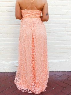 D & J Industries Look So Good — Boho Bridesmaid Dress In Pink