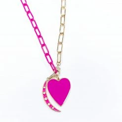 Treasure Jewels, Inc. Sweetheart Pink Moon Necklace