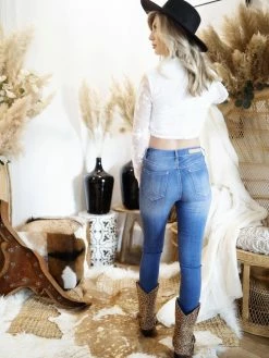 D & J Industries Made For You Top - White