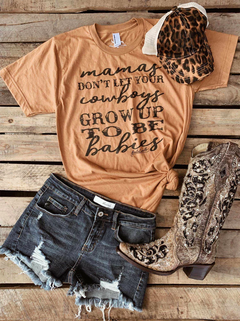 Benita Ceceille Mamas Don't Let Your Cowboys - Cognac 3 Benita Ceceille Mamas Don't Let Your Cowboys - Cognac