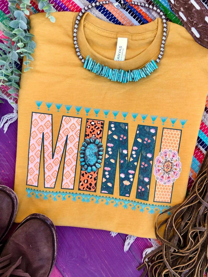 Miss Mud Pie Mimi Tee - Mustard 3 Miss Mud Pie Mimi Tee - Mustard