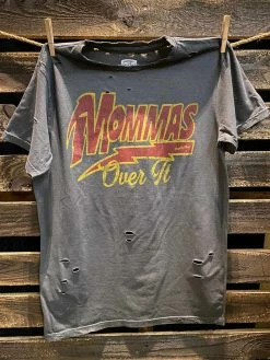Country Deep Clothing Mommas Over It Distressed Tee