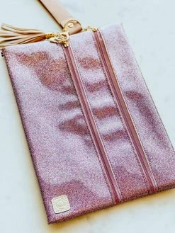 Southern Grace Pink Disco Double Zipper Bag New Arrivals