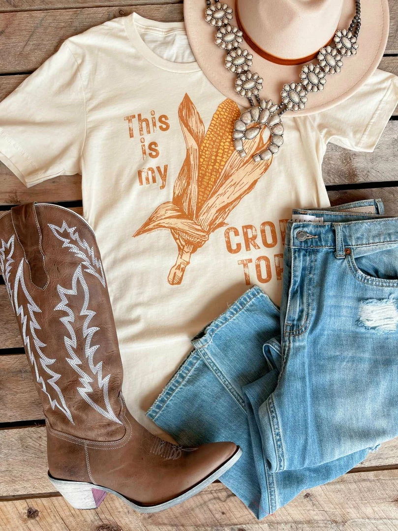 GTN This Is My Crop Top Tee 3 GTN This Is My Crop Top Tee