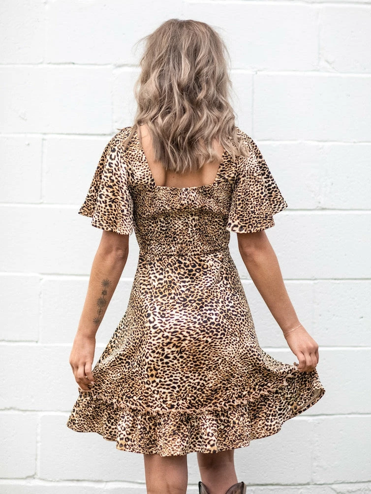 D & J Industries Co., LTD. Wild About You Leopard Dress Clothing 5 D & J Industries Co., LTD. Wild About You Leopard Dress Clothing