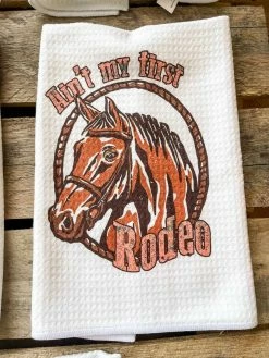 Miss Mud Pie Aint My First Rodeo Hand Towel