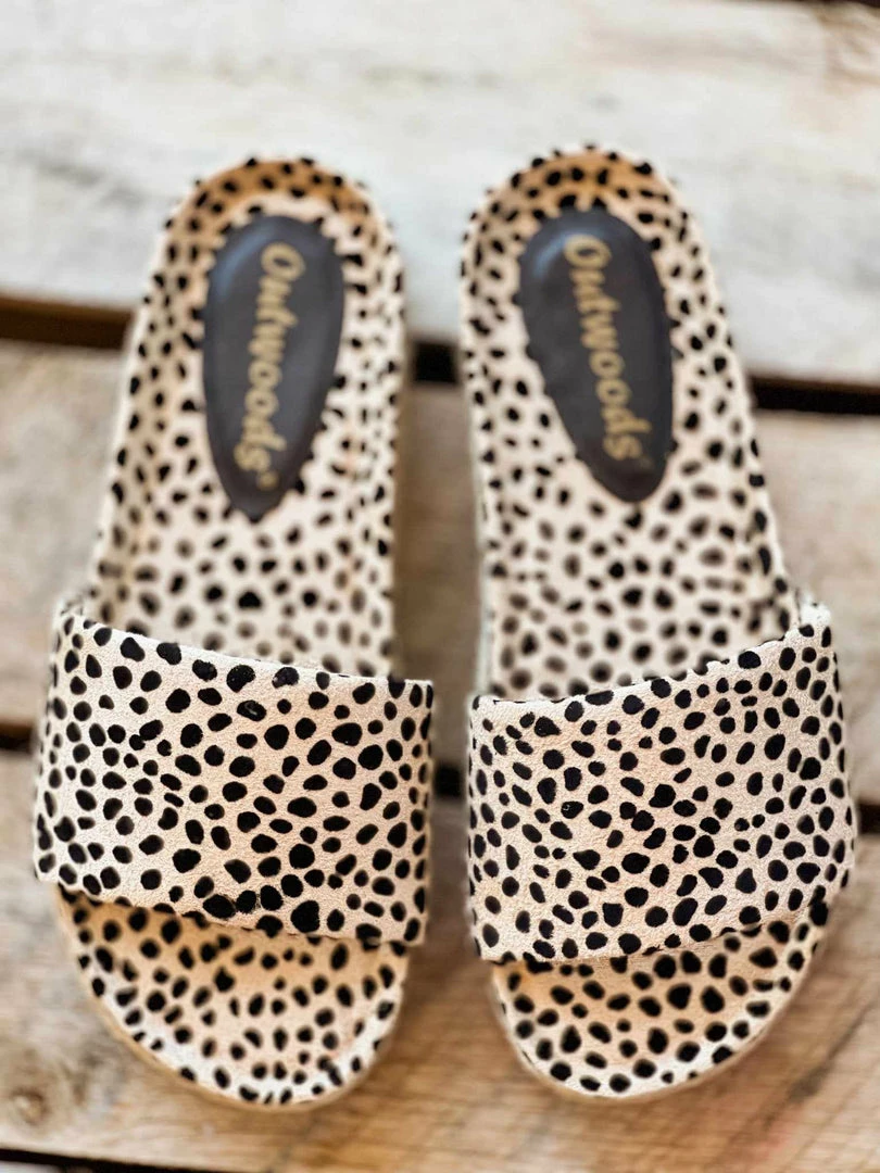 Olem Shoe Corporation Foxy Sandal Slides - Cheetah Print 6 Olem Shoe Corporation Foxy Sandal Slides - Cheetah Print