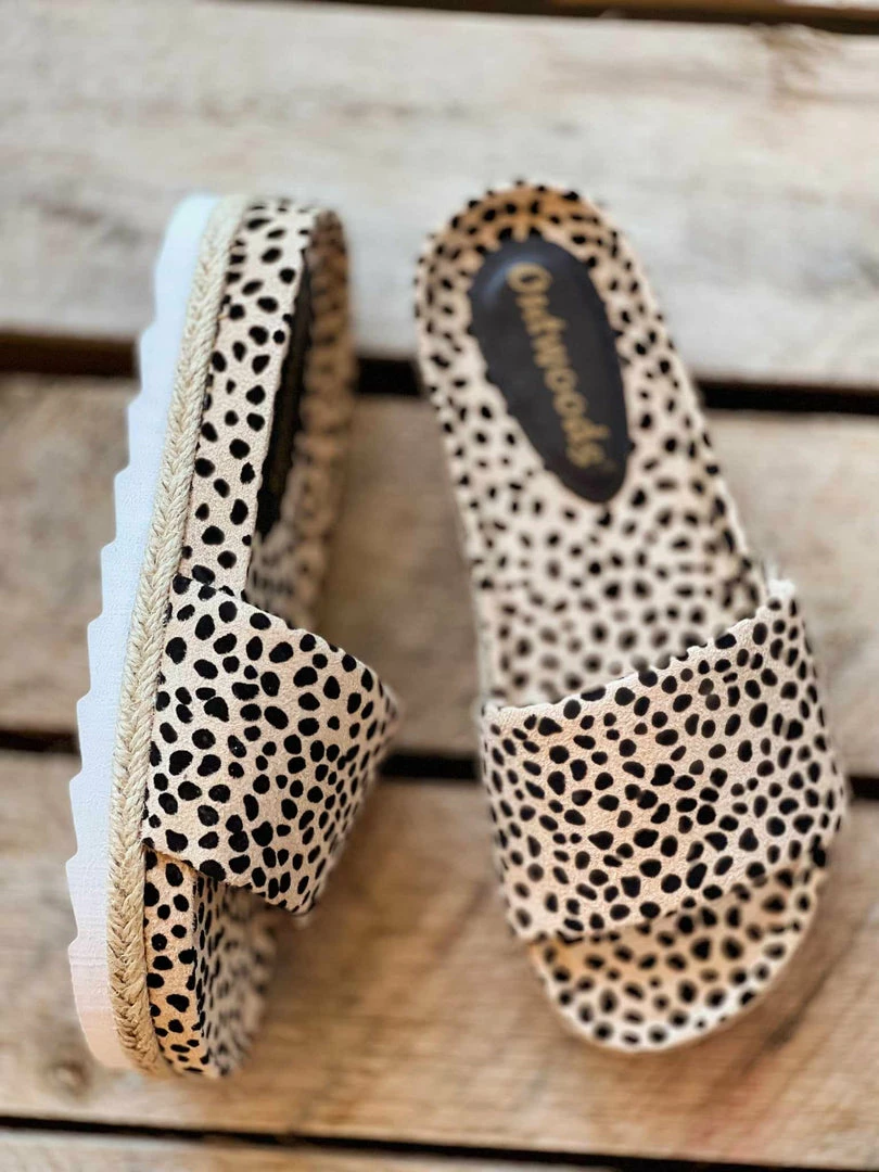 Olem Shoe Corporation Foxy Sandal Slides - Cheetah Print 3 Olem Shoe Corporation Foxy Sandal Slides - Cheetah Print