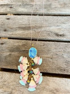 Southern Grace Under The Sea Ocean Blue Stone Pendant