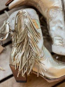 Lane Boots New Arrivals Spirit Animal Shortie - Champagne Metallic