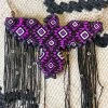 Southern Custom Designs Accessories Purple Aztec Thunderbird Fringe Freshie