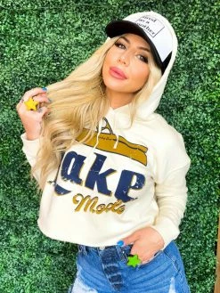 Country Deep New Arrivals Lake Mode Cropped Hoodie