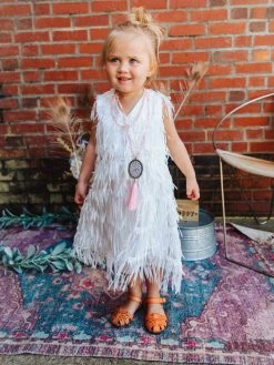 D & J Industries Promise Forever Dress - White