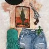 Raisin Arrows Reno Cactus Tee