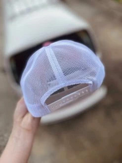 FayCo Accessories SFC Leather Patch Logo Hat - Pink